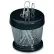 GEM® Magnetic Paper Clip Dispenser, Black/Clear, 1 Each