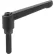 J.W. Winco 8N50A02K Zinc Die Cast Adjustable Lever w/ Steel Components - M8 x 50mm Stud