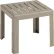 Grosfillex® Westport 16" Square Resin Low Table, French Taupe