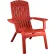 Grosfillex® Westport Adirondack Chairs - Barn Red