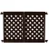 Grosfillex Portable Resin Outdoor Patio Fence, 2-Panel Section - Black