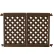 Grosfillex Portable Resin Outdoor Patio Fence, 2-Panel Section - Brown