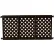 Grosfillex Portable Resin Outdoor Patio Fence, 3-Panel Section - Black