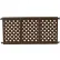 Grosfillex® Portable Resin Outdoor Patio Fence, 3-Panel Section - Brown