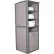 Grosfillex® Sunset Single Unit Towel Valet, Solid Gray Sling with Platinum Gray Frame
