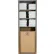 Grosfillex® Sunset Single Unit Towel Valet, Cognac Fabric with Fusion Bronze Frame