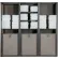 Grosfillex® Sunset Triple Unit Towel Valet, Solid Gray Sling with Volcanic Gray Frame