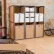 Grosfillex® Sunset Triple Unit Towel Valet, Cognac Fabric with Fusion Bronze Frame