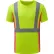 GSS Safety Class 2 Lady Short Sleeve T-shirt Lime with Pink Side-SM