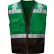 GSS Enhanced Visibility Premium Heavy Duty Vest w/ Multi Pockets, 4XL/5XL, Forest Green