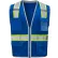 GSS Enhanced Visibility Hype-Lite Heavy Duty Vest, LG/XL, Blue