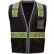 GSS Enhanced Visibility Hype-Lite Heavy Duty Vest, 4XL/5XL, Black