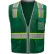 GSS Enhanced Visibility Hype-Lite Heavy Duty Vest, 4XL/5XL, Green