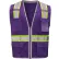 GSS Enhanced Visibility Hype-Lite Heavy Duty Vest, SM/MD, Purple
