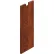 Offices To Go™ - Half End Panel, 12"W x 1"D x 28"H, Dark Cherry