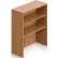 Offices To Go™ - Hutch Bookcase - 36"W x 15"D x 36"H - Walnut