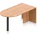 Offices To Go™ - Peninsula - 71"W x 36"D x 29-1/2"H - Walnut