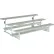 Standard Series 3 Row Aluminum Bleacher, 24' Long, Single Footboard