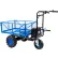 Landworks Electric Yard Cart, 48V Li-Ion Battery, 500 lb. Load Capacity, Blue