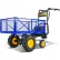 Goodyear Electric Yard Cart, 48V Li-Ion Battery, 660 lb. Load Capacity, Blue