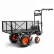 SuperHandy Electric Yard Cart, 12V 7Ah AGM Battery, 660 lb. Load Capacity, Black