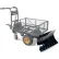 SuperHandy® Snow Plow Blade Attachment, Compatible with Electric Utility Carts, Black