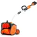 SuperHandy® Adj. Angle 17" Snow Thrower, 20' Throw Curved Serrated Blade, Battery + Charger