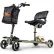 SuperHandy® 4-Wheel Mobility Scooter, 15"W Seat, 330 lb. Capacity, Green/Sand