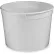 Multi-Purpose Container, 190 oz. (5700mL), Polystyrene, Snap Lid, White, 20/Pack