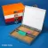 Slide Box For 100 Slides, Cork Lined, Stainless Steel Lock, Gray