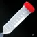 Centrifuge Tube, 50mL, Attached Red Screw Cap, PP , Sterile, 500/Pack