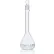 Flask, Volumetric , Globe Glass, Class A, To Contain (TC), ASTM E288, 100mL, 6/Box