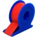 Globe Scientific™ Labeling Tape Dispenser For 500", Handheld, Plastic, Blue