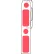 Globe Scientific™ Cryo Label/Dot Combo, 33x13mm & 9.5mm Dot For 2.0mL Tubes, Red, 500/Roll