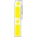 Globe Scientific™ Cryo Label/Dot Combo, 33x13mm & 9.5mm Dot For 2.0mL Tubes, Yellow, 500/Roll