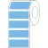Globe Scientific™ Cryo Direct Thermal Label, 51x19mm For Large Tubes, Blue, 500/Roll