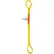 US Cargo Control 2" x 10' Nylon Lifting Sling, Straight Eye & Eye, 4 Ply