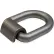 US Cargo Control 1" Long Weldable D-Ring with Mounting Clip, Gray