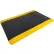 Global Industrial™ Diamond-Plate Anti Fatigue Mat, 9/16" Thick, 2'W x 3'L, Black/Yellow