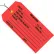 Global Industrial™ Inspection Tag "Rejected", Pre Wired#5, 4-3/4"L x 2-3/8"W, Red, 1000/Pk
