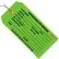 Global Industrial™ Inspection Tag Repairable Or Rework Pre Wired#5 4-3/4"L x 2-3/8"W Green