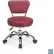 AYC Group Dayton Pedicure Stool, Red