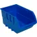 Homak® Plastic Single Medium Individual Bin, 9-3/8"L x 5-7/8"W x 4-7/8"H, Blue