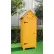 Hanover Wooden Storage Shed, 30" x 20-2/5" x 69-3/5" Yellow