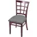 Holland Bar Stool Hampton 3130 Bristol Dining Chair, Canter Folkstone Gray Seat, Dark Cherry Finish