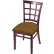 Holland Bar Stool Hampton 3130 Bristol Dining Chair, Canter Saddle Seat, Dark Cherry Finish