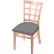 Holland Bar Stool Hampton 3130 Bristol Dining Chair, Canter Kiwi Green Seat, Natural Finish