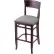 Holland Bar Stool 3160 30" Bar Stool, Canter Folkstone Gray, Dark Cherry Finish