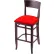 Holland Bar Stool 3160 30" Bar Stool, Canter Red Seat, Dark Cherry Finish