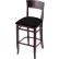 Holland Bar Stool 3160 30" Bar Stool, Black Vinyl Seat, Dark Cherry Finish
